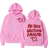 Sudadera con capucha gráfica Dani Fernandez Unisex Harajuku Oversize Vintage Hip Hop Manga Larga Casual Pullover Sudadera de calle Estética Moderna Top de forro polar