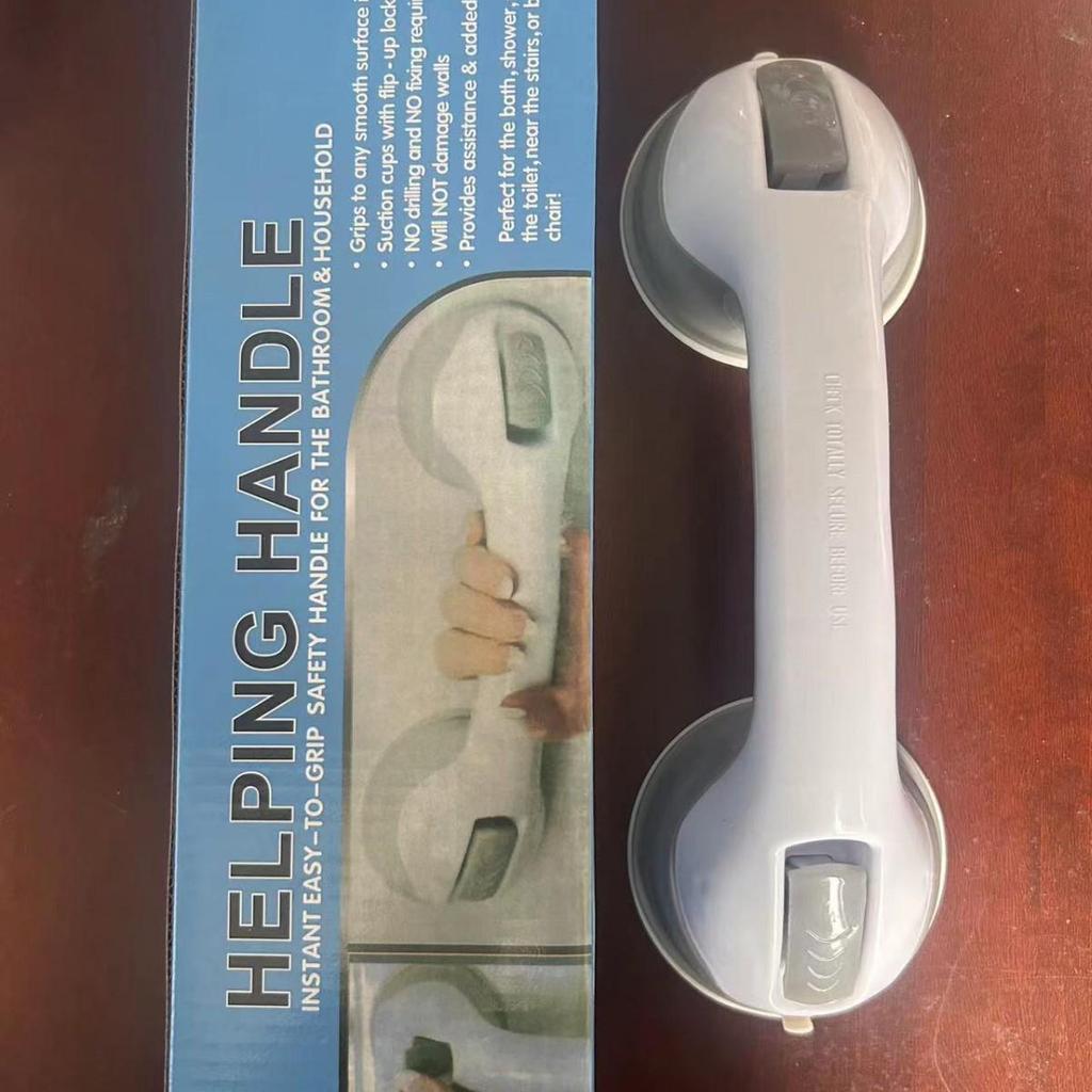 Non-Drill Suction Cup Bathroom Handrail for Kids & Elderly Safety
