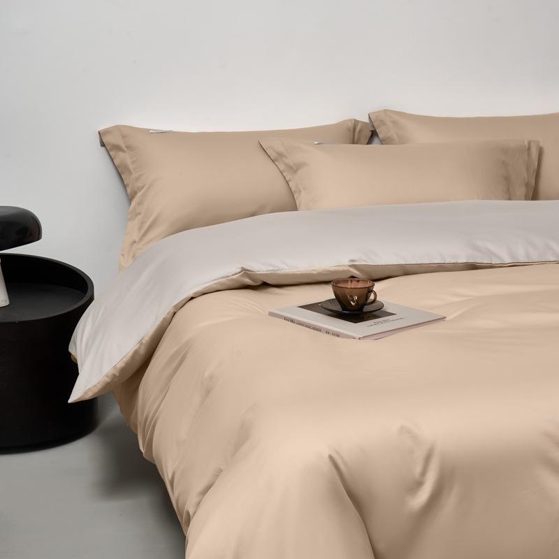 Light Luxury Long-Staple Cotton Bedding Sets Pure Cotton Embroidery Super Soft Bedclothes High Quality Comforter Set for Adults