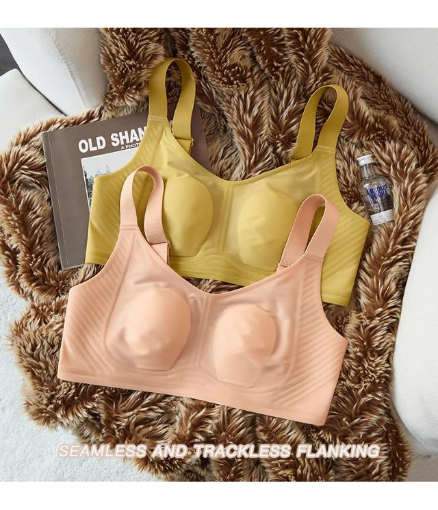 Women's Bust Minimizer: Ultra-Thin Support, Anti-Sag Seamless Cool Full Cup Bra for Summer