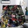 Kamen Rider background texture motif Blanket, Cozy Throw for Sofa Bed, Ideal Gift for Kamen Rider Fans.chl