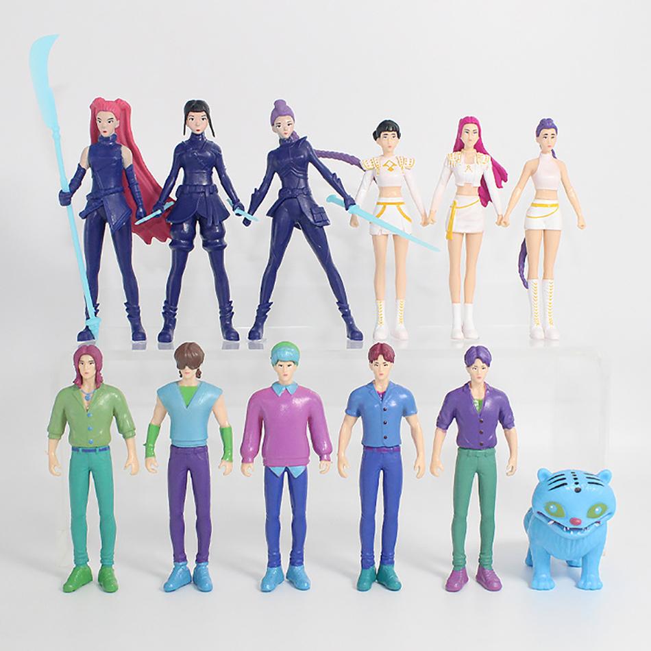 Kpop Demon Hunters Figure K Pop Demon Hunters Figures Huntrix Figures Toy Derpys Tiger Rumi Mira Zoey Sussy Figurine Ornament