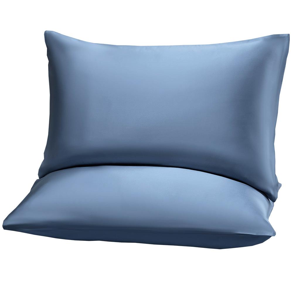 Tencel Lyocell Pillowcase Summer Silky Smooth Solid Color Silk Cool Pillow Towel Pillowcase