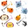 Reversible Flip Cat Plush Stuffed Toy Soft And Cute Animal Doll For Children Gifts