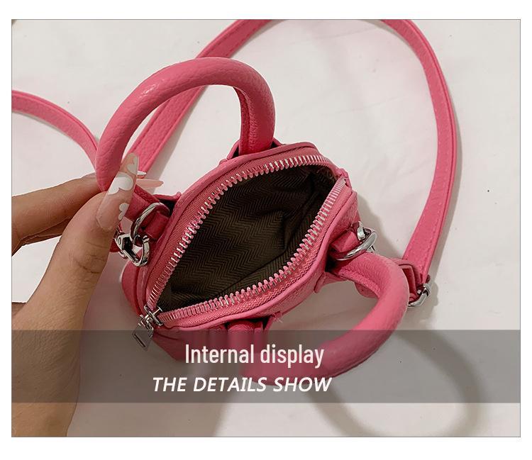 2025 Spring Niche High-End Candy Color Mini Shell Crossbody Bag for Girls