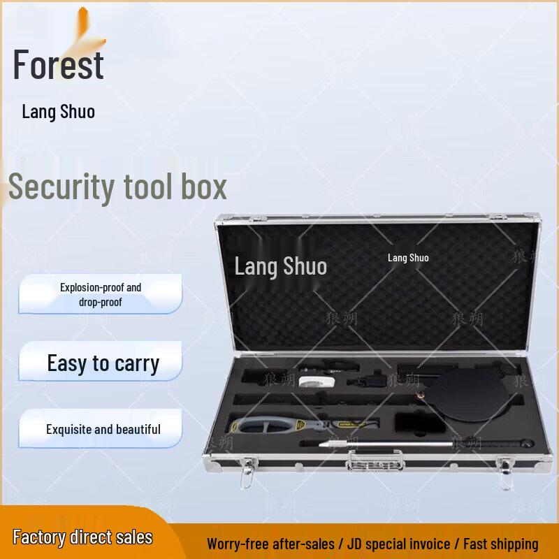Langshuo 9-Piece Portable Security Inspection Tool Kit