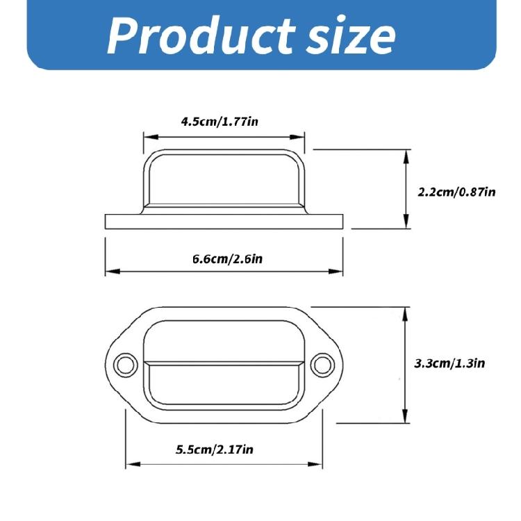 Trailer Marker LED Light 6LED Clearance Light 12V 24V LED Side Marker Light Indicators for Campers Trucks