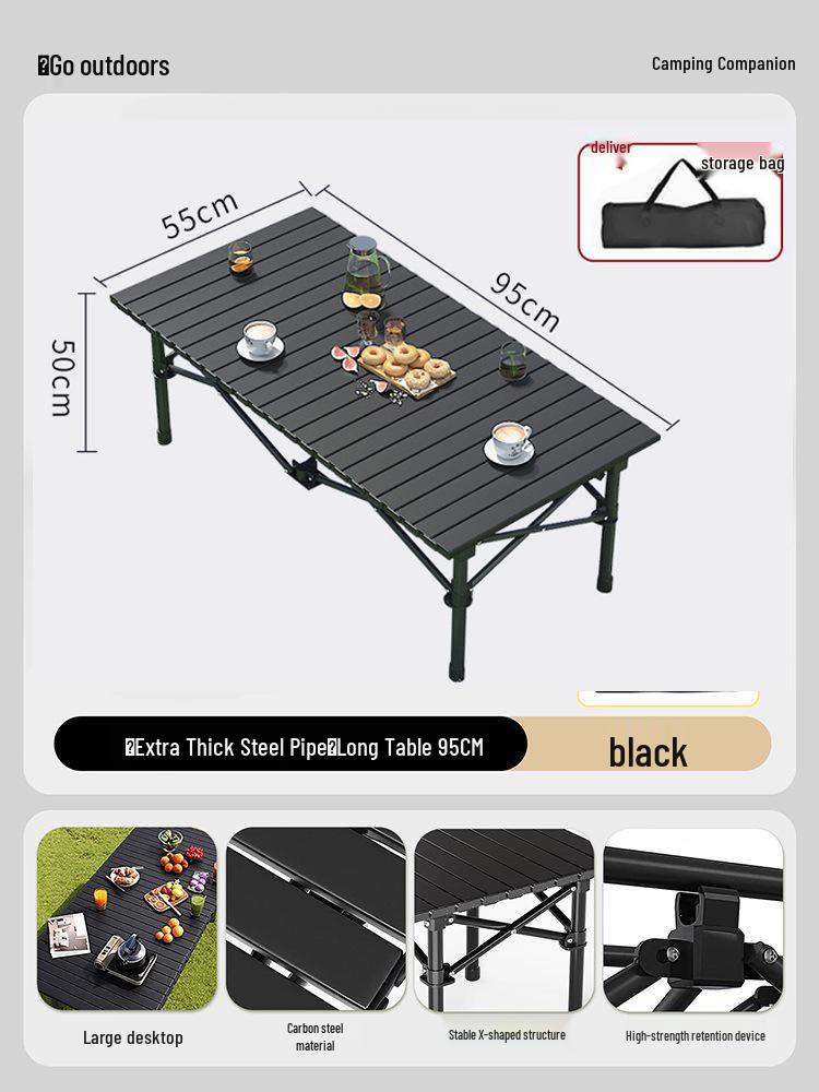 Portable Outdoor Folding Table & Chair Set - Perfect for Camping & Picnics