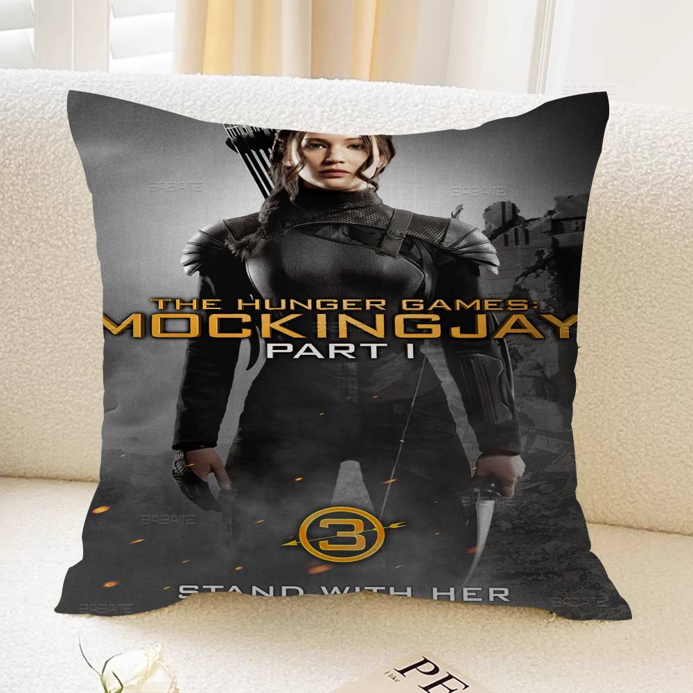 

Anime The Hunger Games 3 Office Cushion Pillowcase Car Cushion Cover45X45CM Lumbar Pillowcase Sofa Pillowcover 12x12Inch