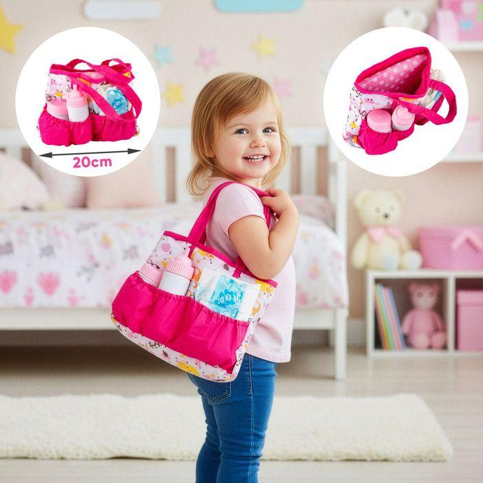Trousse De Soins Pour Poupée Avec Sac Et Accessoires — Kinderplay KP9411