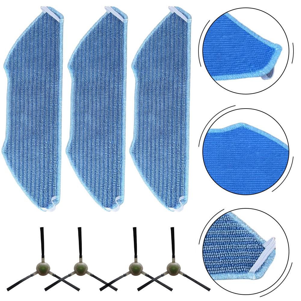 Mop Cloths Side Brushes Set For Lefant M1 M2 Pro M2S M2S Pro M2 Plus U180 And For OKP K8 Robot Vacuum Cleaner Accessories Kit