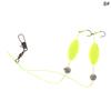 1Pc 2 Hooks Reverse Bottom Rig Flip The Fishing Hair Rigs Hook Iseni Fishing Hook Ready-To-Use Size3#-11# Carp Rigs Fishing Lure