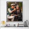 Disney Diamond Painting Rapunzel and Flynn Illustration From Tangled, 5D DIY Full Round Diamond Mosaic Cartoon Embroidery Artwork for Home Decor