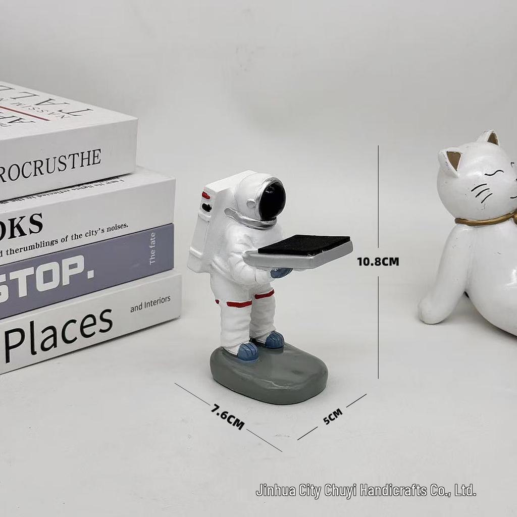 Astronaut Resin Display Stand - iWatch Holder and Tray Ornament