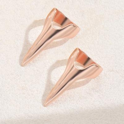 2 Pairs Fingertip Decoration Ring Halloween Punk Rock Style Adjustable Full Finger Metal Gothic Claws Rings Set for Cosplay Holiday Party
