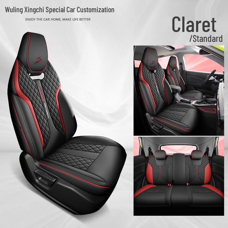 Wuling Xingchen All-Season Leather Car Seat Cover - Fits Five-Seater