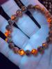 Healing Stone Energy Power Crystal Glow Flame UV Light Reaction Beaded Bracelet
