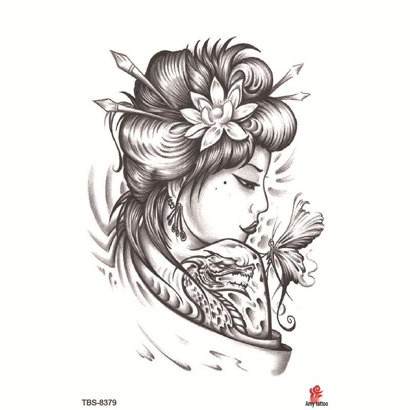 Set mic de tatuaje autocolante totem și simbol impermeabile pentru antebraț