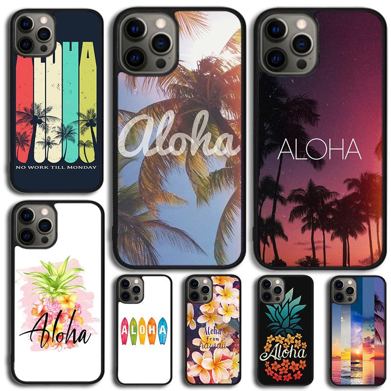 Hawaii Aloha Handyhülle Cover Für iPhone 17 Air 15 Pro MAX 16 Plus 14 11 12 13