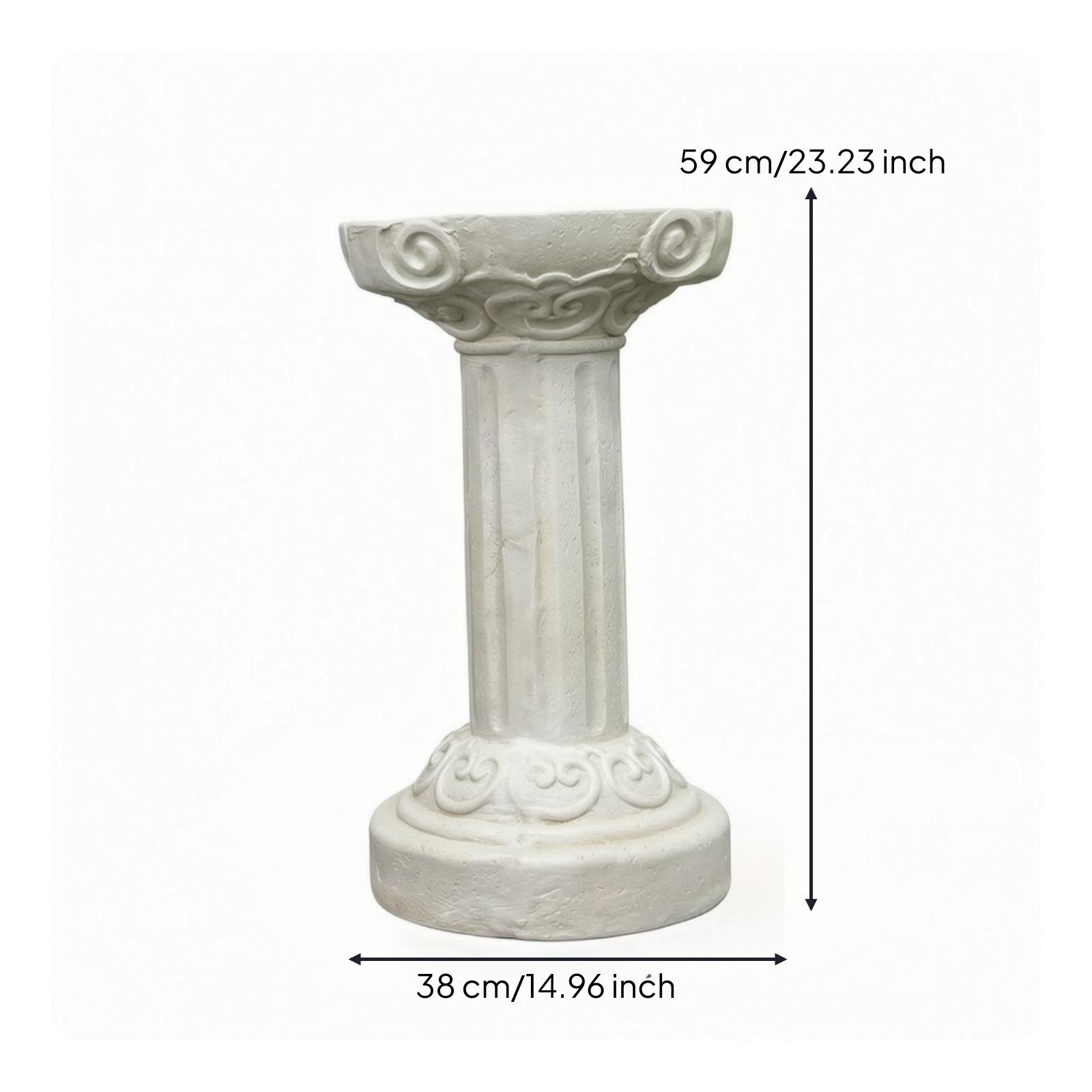 Roman Column Pedestal Fluted Classical Decorative