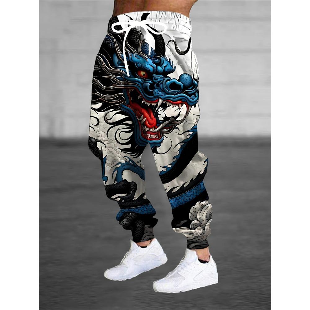 New Men's Sports Pants Fashionable And Versatile Loose-fitting Sports Pants Spring And Autumn Casual Retro-style Sports Pants