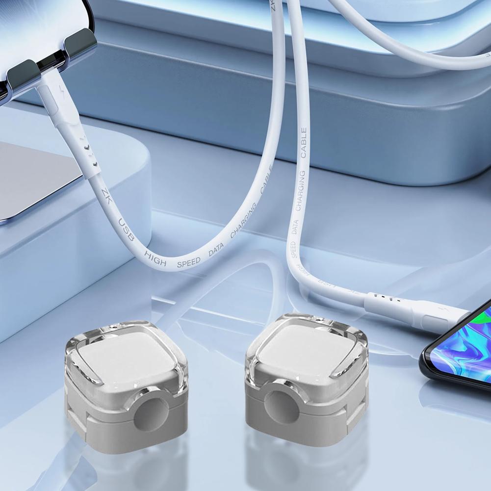 

6Pcs/set Organiser Adjustable Magnetic Cable Clips Cable Cord Holder Under Desk Organizing Cable Management Holder Wire Keeper синий