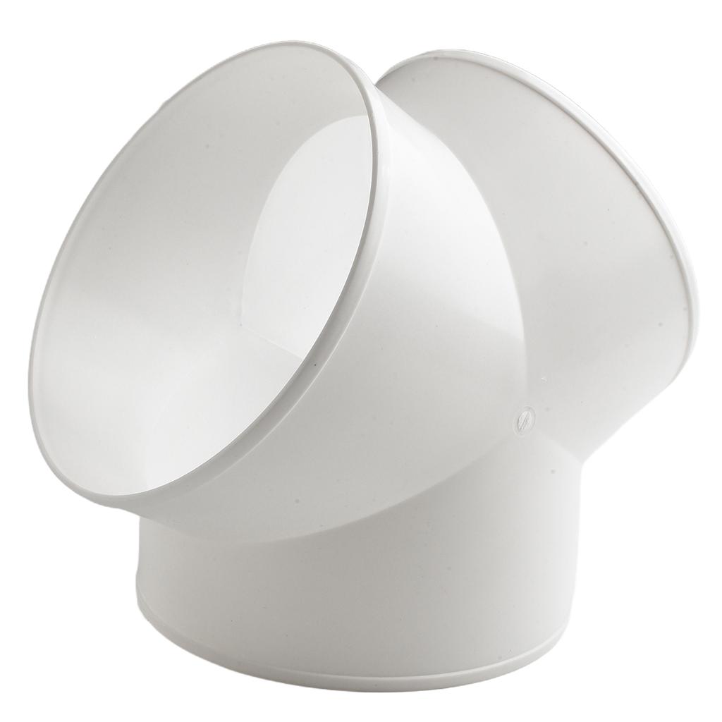 Airflow Distribution Splitter Ducting Splitter Connector Home Ventilation Commercial Ventilation Solid Plastic Ducting