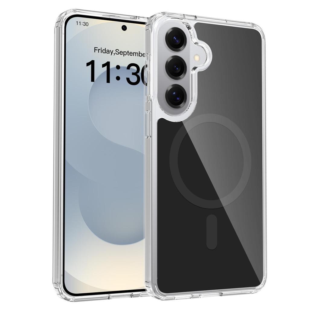 Samsung S26 Ultra/Plus Transparent Acrylic Magnetic Charging Case with Drop Protection