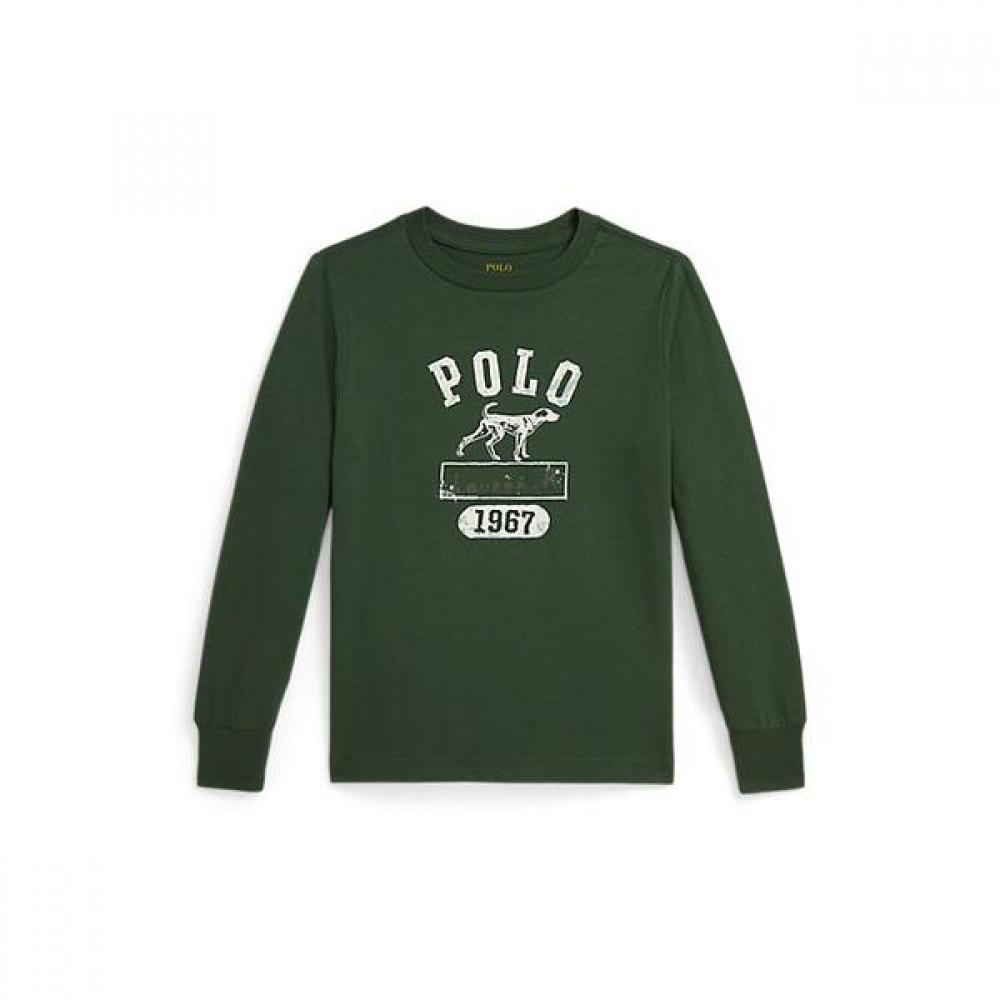 

Polo Kids Boys Cotton Long Sleeve Graphic Tee 2 7 Years Cwpotshb8021159300 2