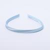 High Quality DIY Satin Covered Headbands Solid Fabric Resin Hair Band Plastic Hairbands Girls Hair Headband for Women