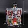 City Street Fire Brigade Town Hall Building Kits Blocks Bricks 2300Pcs+  Children Gift