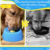 Benbuljong Hund Lick-skål, 3/4 Kopp Yoghurt Valp Lick-leksak för Stora Medel Små Raser Kosttillskott/Postoperativ Näring