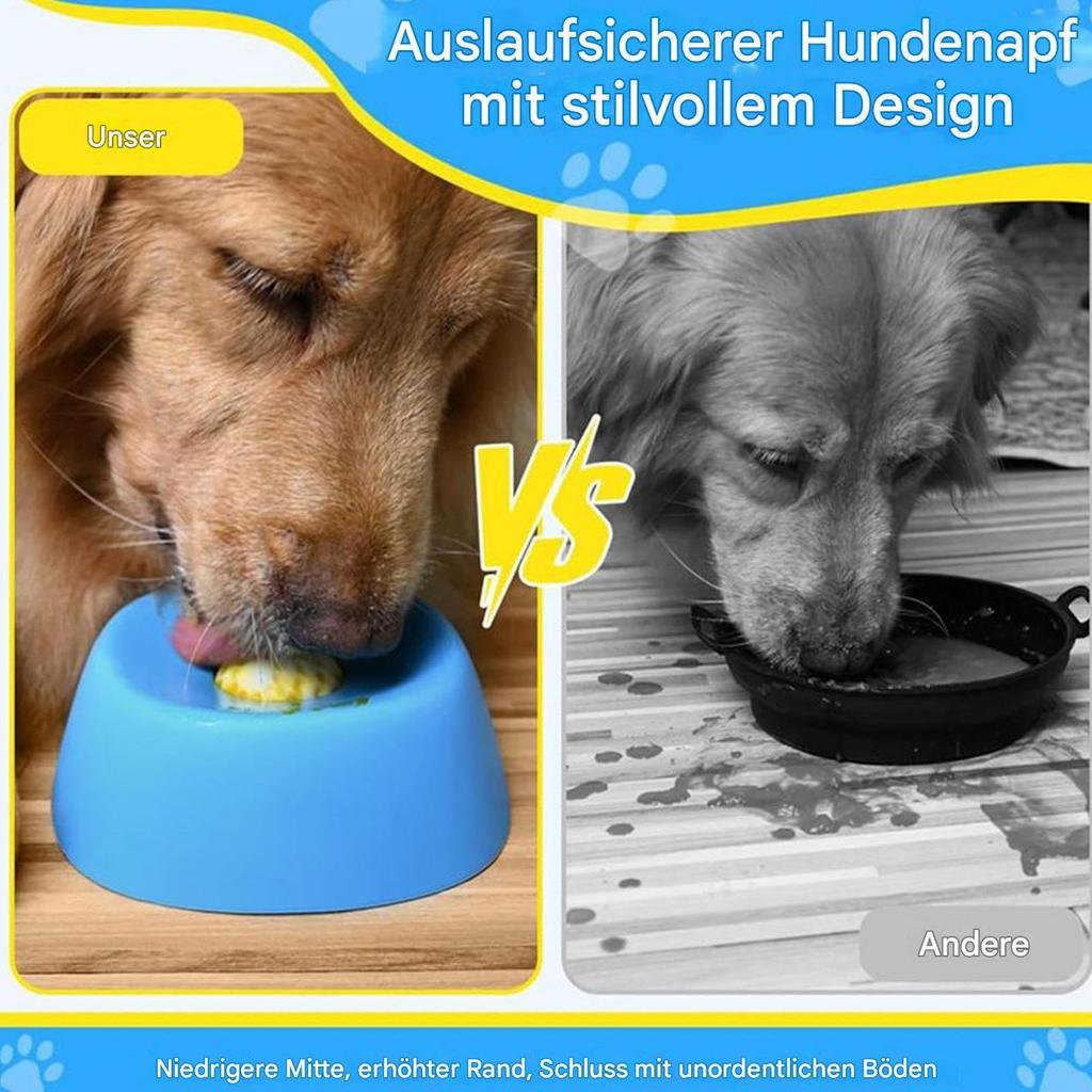 Benbuljong Hund Lick-skål, 3/4 Kopp Yoghurt Valp Lick-leksak för Stora Medel Små Raser Kosttillskott/Postoperativ Näring
