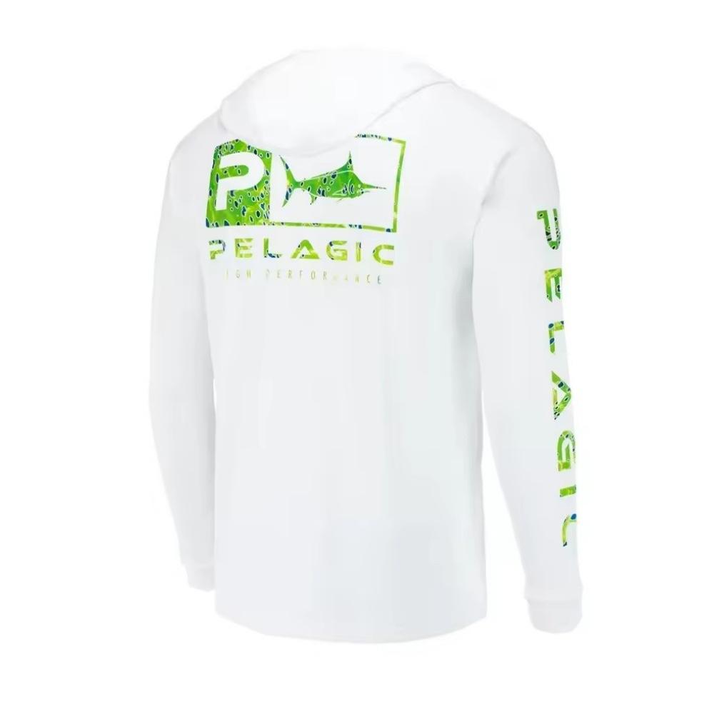 PELAGIC Men's Long-Sleeve Fishing Suit, Sea Fishing, Lure Fishing, Quick-Dry, Breathable, Sun Protection Fishing Suit