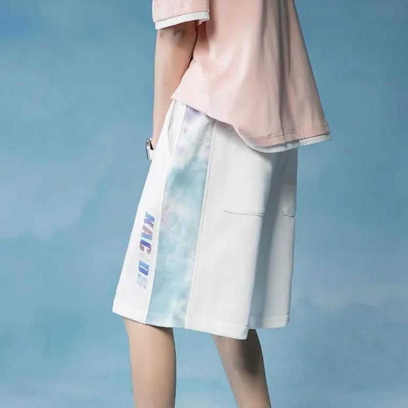 

Мужские верхние шорты. Универсальные свободные повседневные брюки с пятью точками. Летние тонкие дышащие брюки. Мужские пляжные брюки. Спортивные комбинезоны, шорты. M