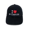 Net Social Club I LOVE MY PC WASHED CAP (BLACK)