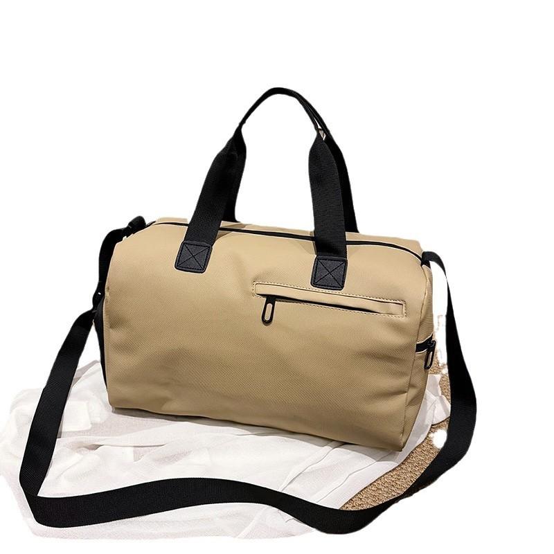 Einfaches und wasserdichtes PU-Modell Handgepäcktasche mit großem Fassungsvermögen für Geschäftsreisen Trocken- und Nassfach Outdoor-Sportbekleidung Schuhfach Fitnesstasche