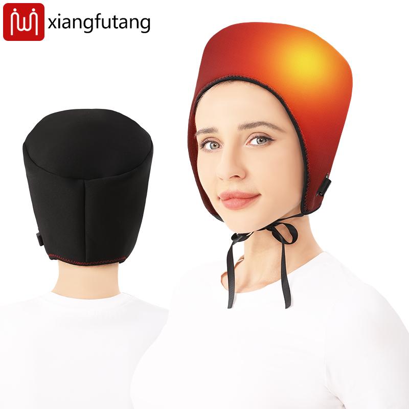 Electric Heated Head Massager 3 Heat Therapy Modes Migraine Relief Scalp Tension Relaxation Insomnia Improvement Home Head Care