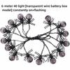 Halloween Themed LED Halloween String Lights Spider Shaped LED String Lights  Indoor Display