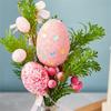 Sophisticated Easters Foam Eggs Bouquet Decoration Bright Color Suitable for Holiday Atmosphere Home Party Display