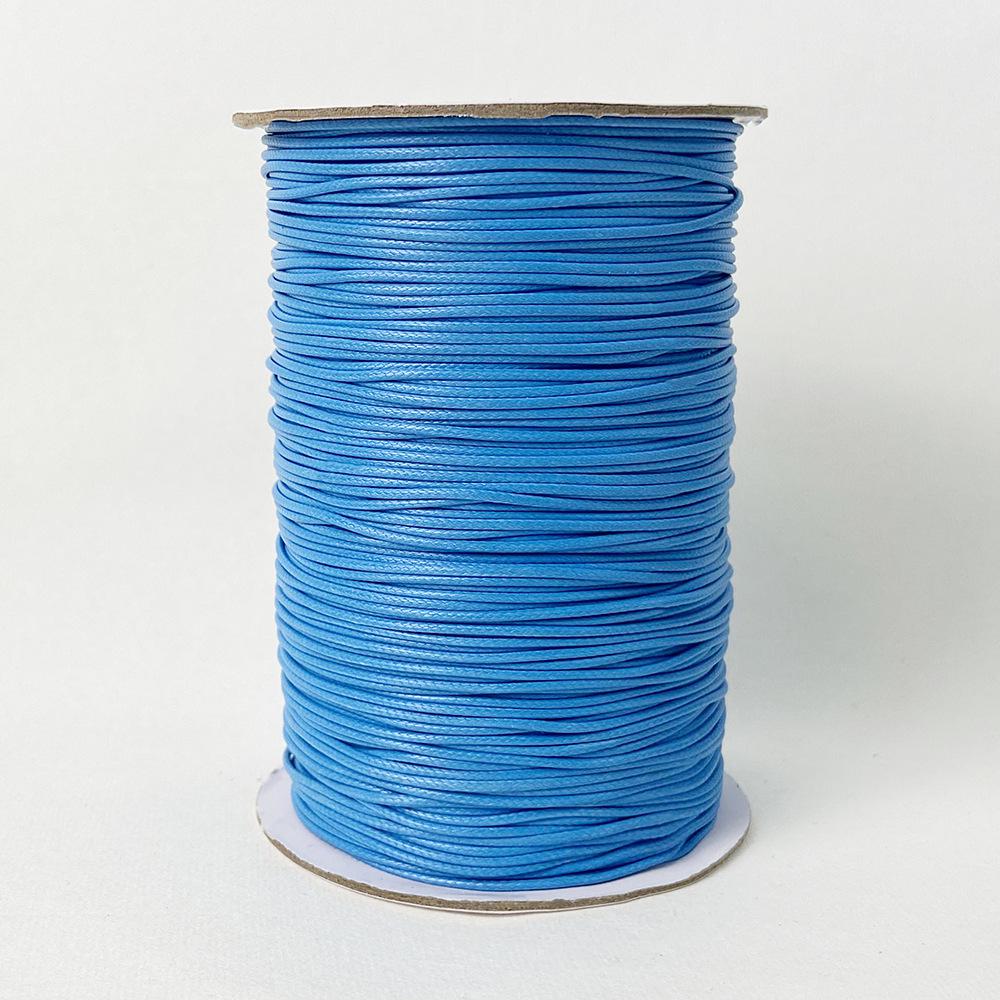 1mm Korean Waxed Rope: Jewelry & Pendant Necklace/Braided Bracelet with PU Leather