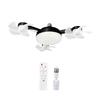 Ventilatore da Soffitto con Luce 3/4/5 Pale e Telecomando, 2-in-1 LED Silenzioso tipo Drone per Ventilazione Soggiorno, Pale Pieghevoli, 3 Velocità Dimmerabile, Attacco E27 per