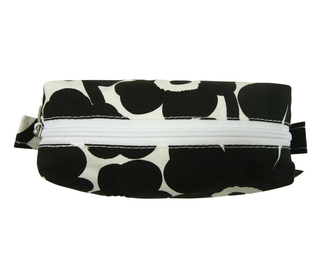 Marimekko TIISE Mini Unikko Pouch, White and Black, 071294 190 MA-591 [Parallel Import]