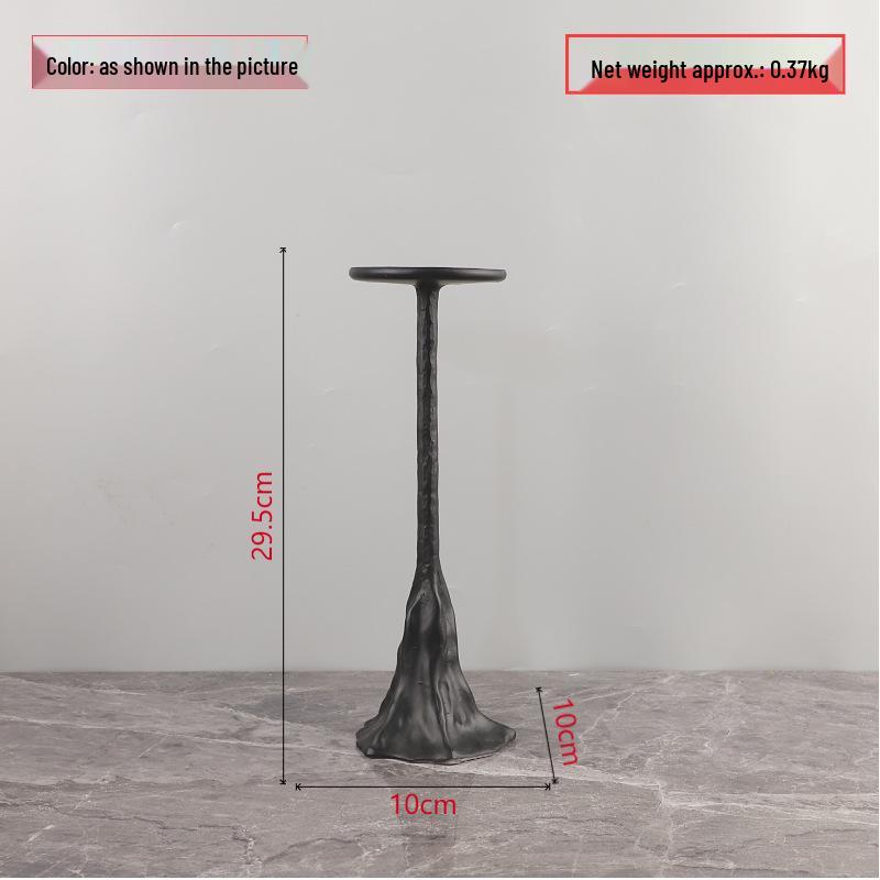 European Luxury Resin Hill Candlestick: Elegant Desk Ornament for Home, Restaurant, or Hotel Décor