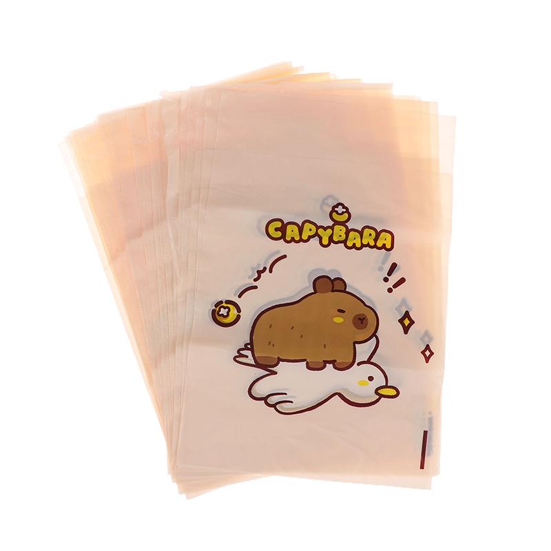 15/30Pcs Portable Universal Auto Door Seat Household Thickened Desktop Trash Can Cartoon Capybara Car Disposable Garbage Bag