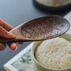 Nanmu Fish-shaped Creative Rice Spoon Rice Paddle Hand-carved Wooden Spoon Tableware Kitchen Utensil