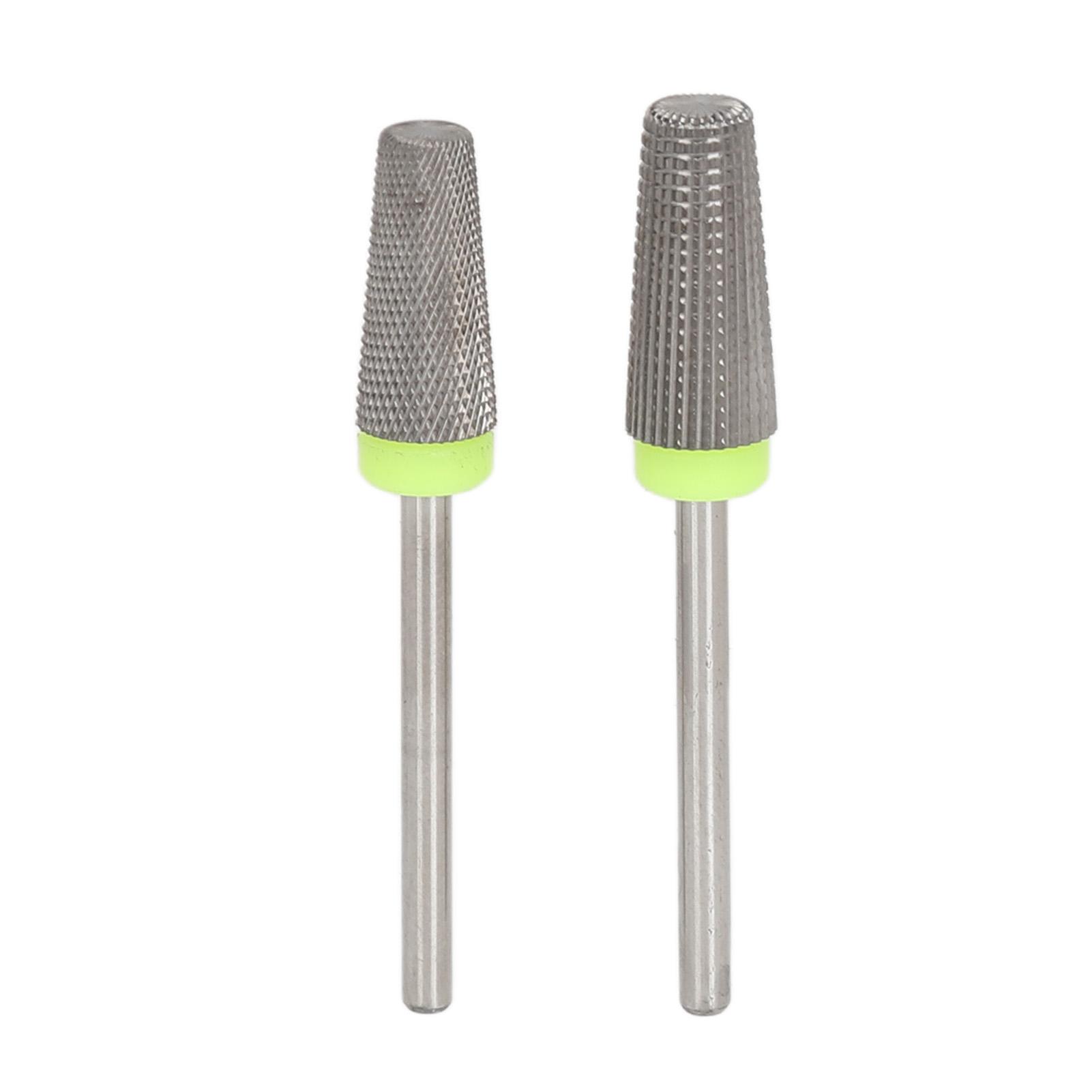 

2 шт. Коническая фреза для ногтей из вольфрамовой стали, быстро снимающая, инструмент для маникюра, насадка для гель-лака для