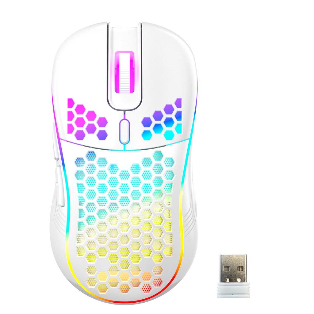 Ergonomic RGB Wired Lightweight Gaming Mouse with Hollow Design