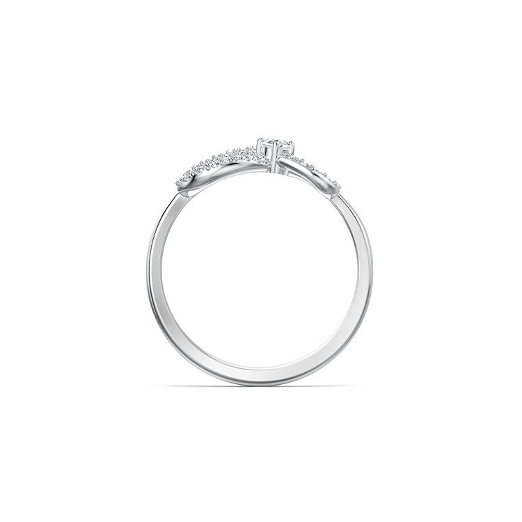 Swarovski Anillo de Amor Eterno Infinito Chapado en Rodio Anillo para Mujer Blanco 5535410