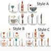 Vintage Rustic Wall Sticker Ornaments Farmhouse Style Creative Hanging Art  Bar